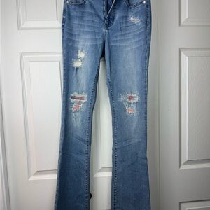 Liverpool Blue Distressed Women's Jeans